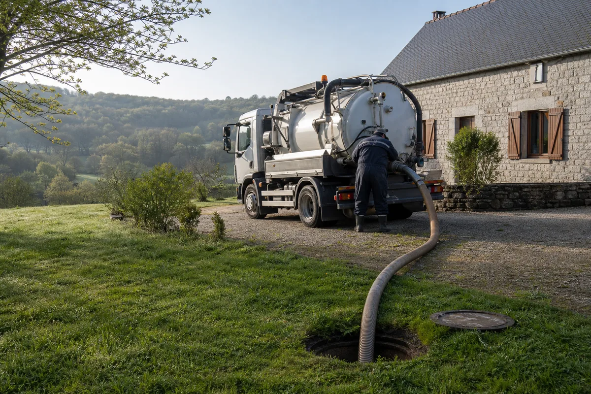 Vidange fosse septique en Corrèze : prix, agrément, délais